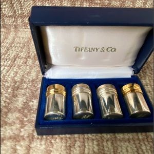 Tiffany salt $ pepper shakers